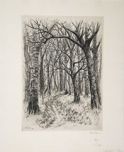 Jean FRELAUT (1879-1954)
Undergrowth, 1942
Etching...