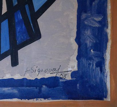 Jean SIGNOVERT (1919-1981)
Untitled
Gouache...
