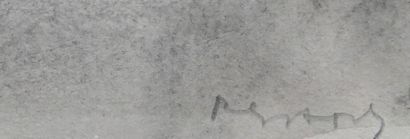 Bernard SABY (1925-1975)
Untitled, 1962
Black...