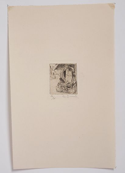Auguste BROUET (1872-1941)
- Le joueur de...