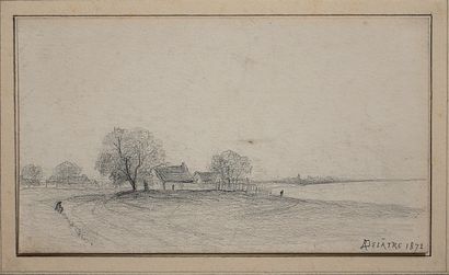 Auguste DELATRE (1822-1907)
- Landscape with...