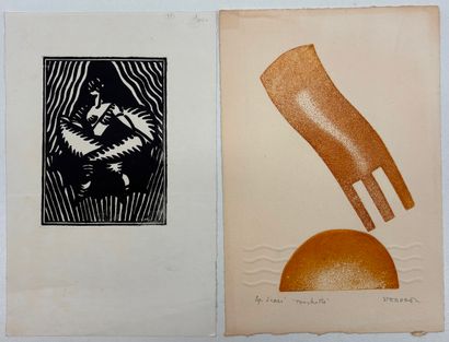 Lot :
- Albert GLEIZES (1881-1953)
Danseuse
Bois...