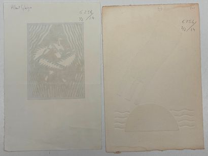 Lot :
- Albert GLEIZES (1881-1953)
Danseuse
Bois...