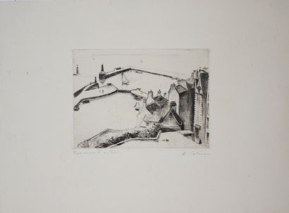 Robert LOTIRON (1886-1966)
- The Harbor
Etching...