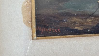 DEPIERRE
Marine
Paire d'huiles sur panneau...