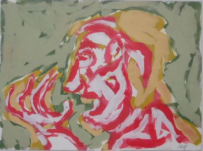 Contemporary school
Bust in profile
Gouache...