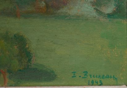 Emile BRUNEAU (20th c.)
Rolling landscape...
