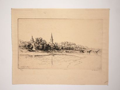 Maurice ACHENER (1881-1963)
- Le Planay
Eau-forte...