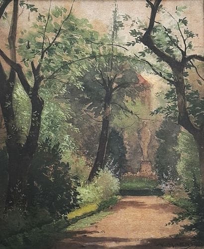 Modern school
Perspective in a park
Watercolor...