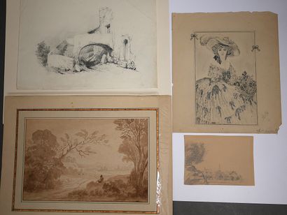 School of the 19th c.
Landscapes, portraits,...