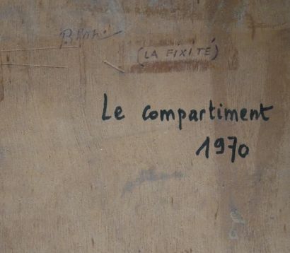 Michel BRON (1938-2010)
The compartment
Charcoal...