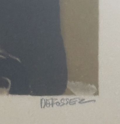 DEFOSSEZ
Still life with a vase of flowers
Lithograph...