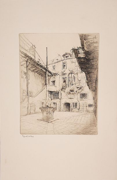 Edgar CHAHINE (1874-1947)
Corte Bottera,...
