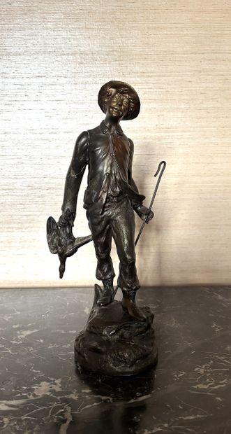 Emil FUCHS (1866-1929) after
The Hunter
Sculpture...