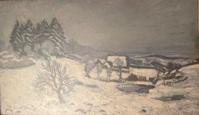Louis CHARLOT (1878-1951)
Paysage enneigé
Huile...