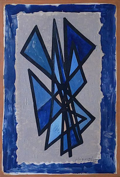 Jean SIGNOVERT (1919-1981)
Untitled
Gouache...