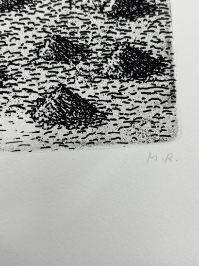 Markus RAETZ (1941-2020) 
Petit tas
Gravure...