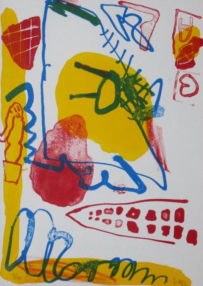 Jan VOSS (1936-)
Untitled
Lithograph signed...