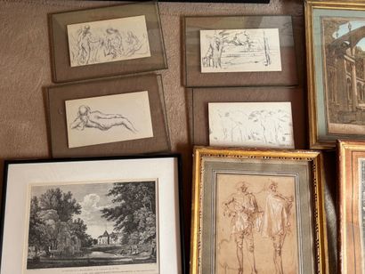 Miscellaneous mismatched prints and engr...