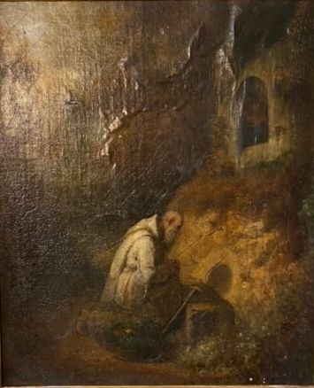 19th century school 
Praying Hermit
Oil on...