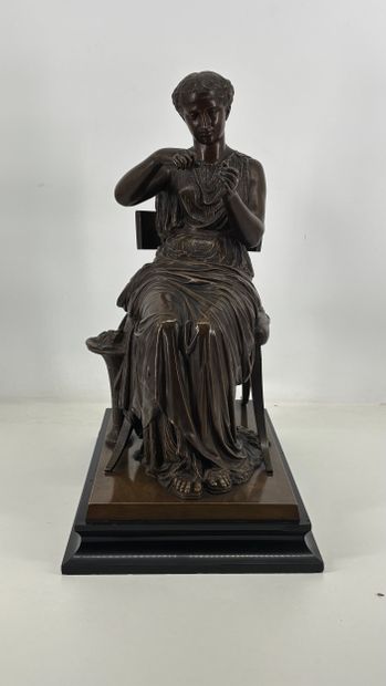 Jean Jules SALMSON (1823-1902)
La dévideuse,...