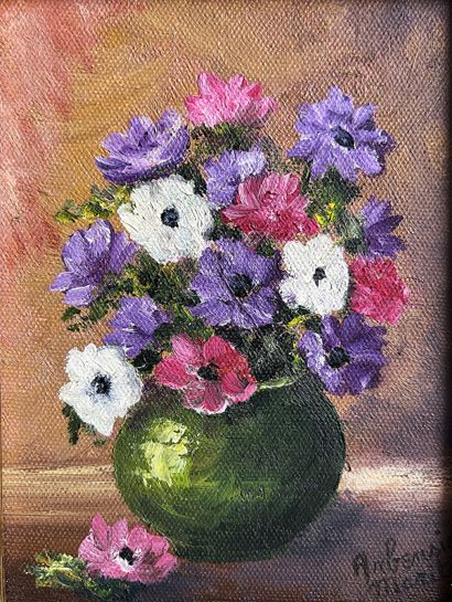 Marite ARBENSIO (20th c.)
Still life with...