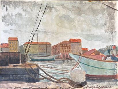 Modern school
The harbour
Watercolor
26 x...