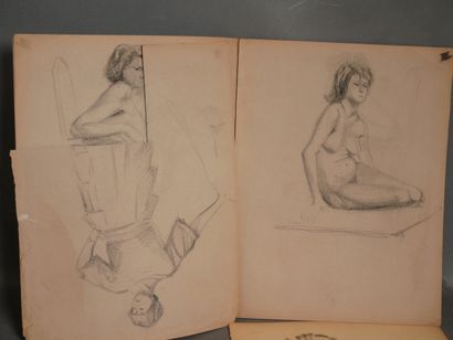 André BOUDREAUX (1881-1970)
Study of women...