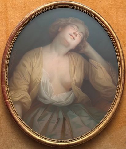 F. FALINSKI (active 1841)
Young languid woman
Oval...