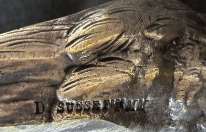 Paul COMOLERA (1818-1897)
Dead bird
Silver-plated...