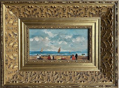 Contemporary school
Lively beachfront
Oil...