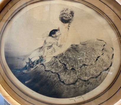 Louis ICART (1888-1950)
Pierrot et Colombine
Eau-forte...