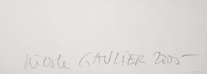 Nicole GAULIER (1939-)
Untitled
Gouache signed...