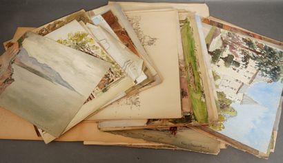 André BOUDREAUX (1881-1970)
Landscapes including...