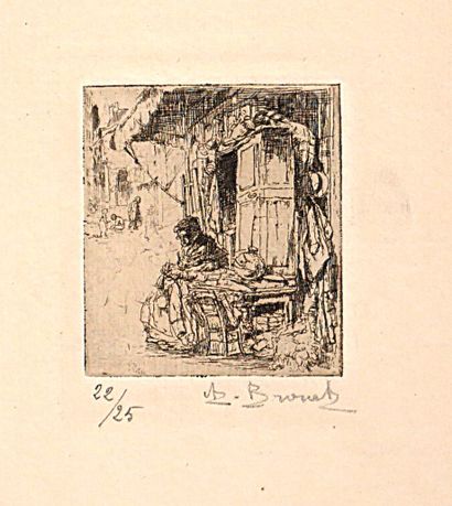 Auguste BROUET (1872-1941)
- Le joueur de...