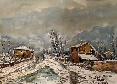 Louis-Philippe LAVOINE (1916-1999) 
Le Chuzeau...