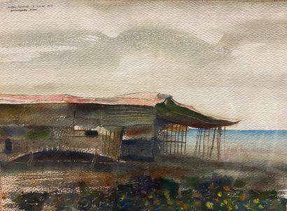 Manuel BALDEMOR (1947-) 
House in Binangonan,...