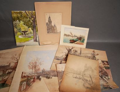 André BOUDREAUX (1881-1970)
Paris
Set of...