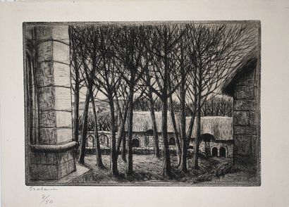 Jean FRELAUT (1879-1954)
- Village of Locmaria,...