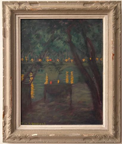 Paul de LAPPARENT (1869-?)
Vue nocturne sur...