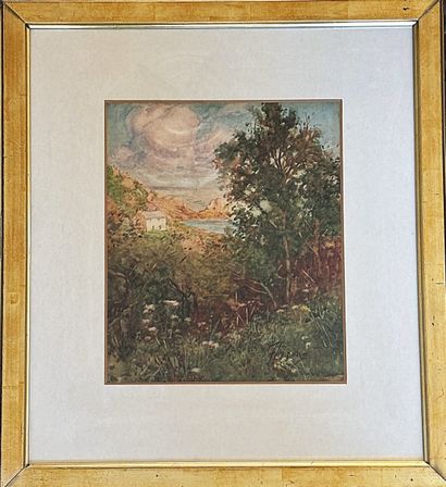 F. BRUNO
Seaside
Watercolor signed lower...
