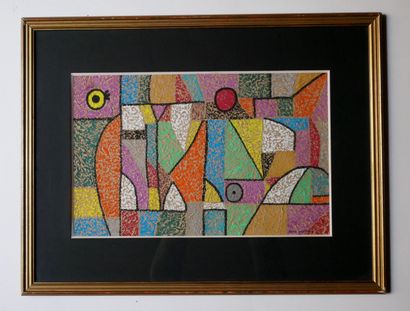 Oscar GAUTHIER (1921-2009)
Untitled
Gouache...