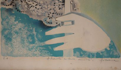 Camille HILAIRE (1916-2004)
Le clown - l'Auguste
Lithographie...
