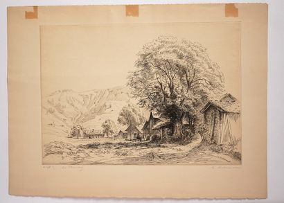 Maurice ACHENER (1881-1963)
- Le Planay
Eau-forte...
