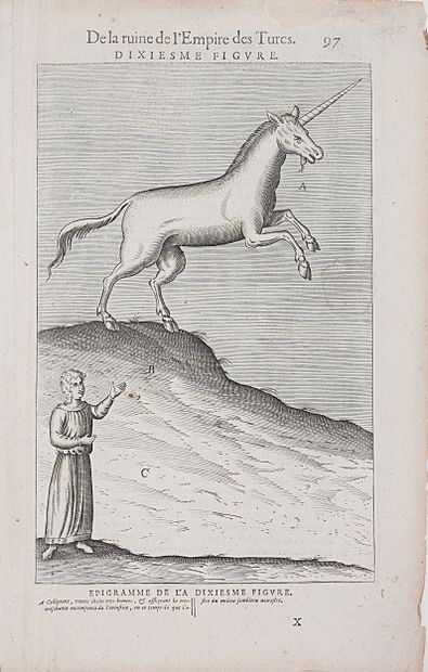 Trois gravures anciennes sur le thème de...