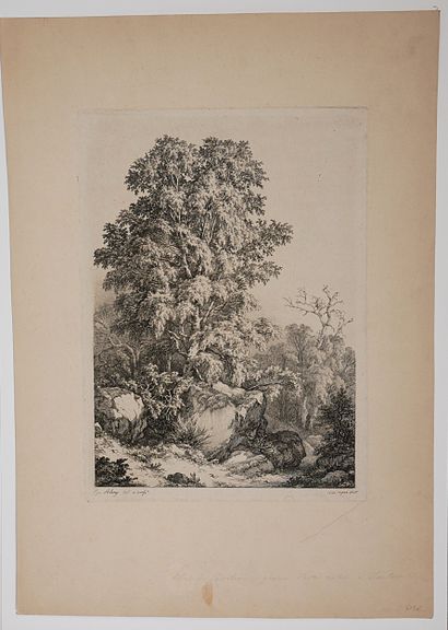 Lot :
- Charles DAUBIGNY (1817-1878)
Printemps
Estampe...