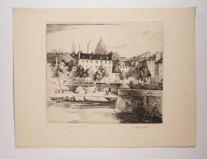 Henry DEVILLE (1871-1932)
- Quai de la Tournelle,...