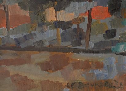 Hervé LE BOURDELLES (1928-1986)
Le moulin
Huile...