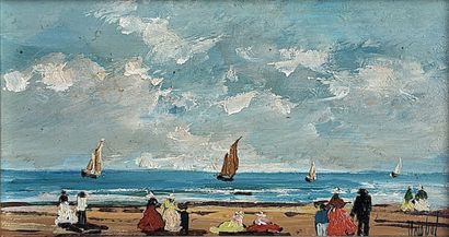 Contemporary school
Lively beachfront
Oil...