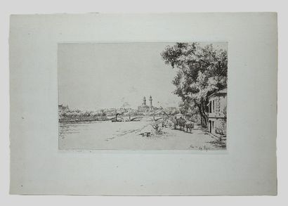 Eugène BEJOT (1867-1931)
Le pont de l'Alma,...